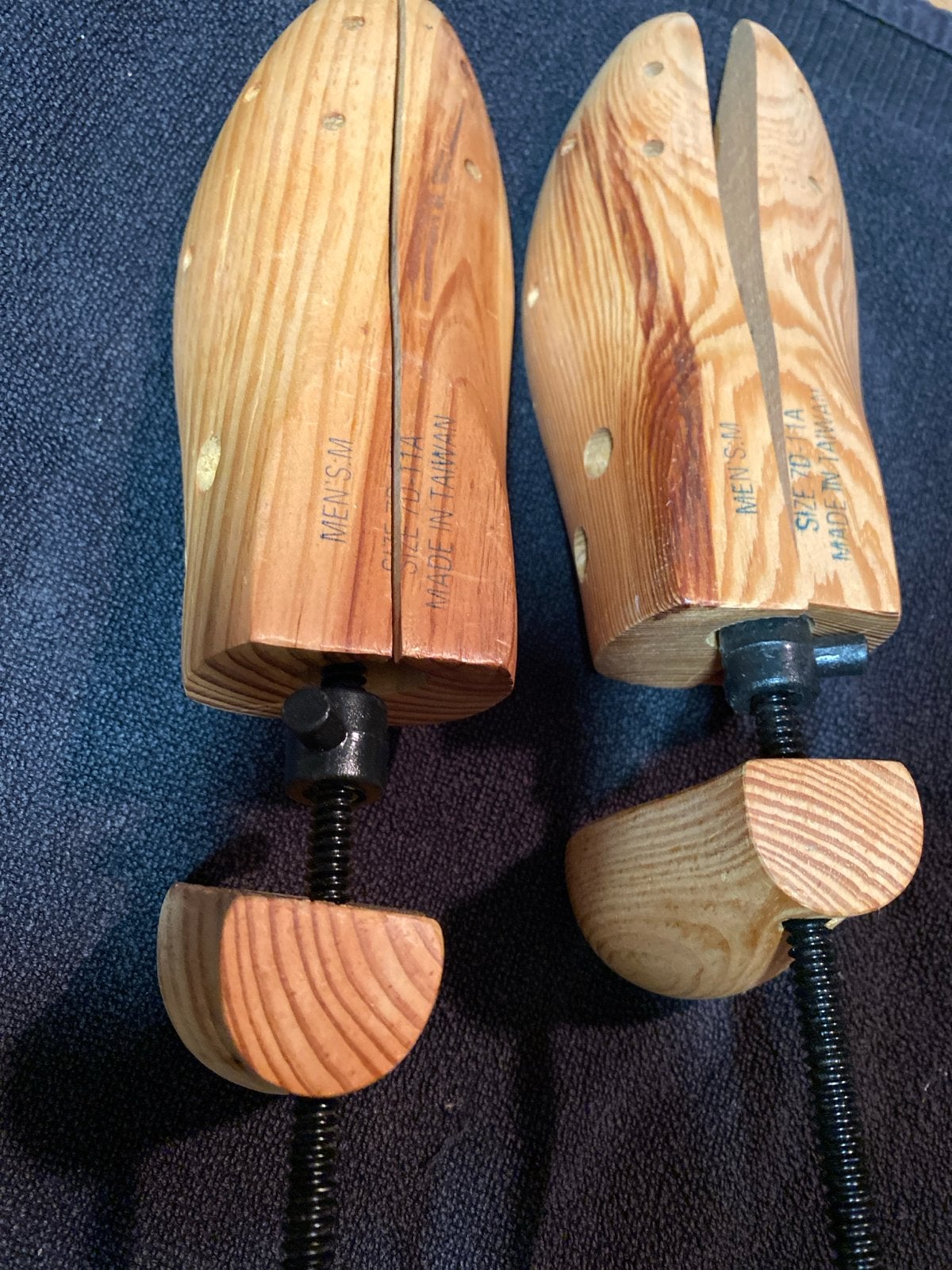 Houten schoenspanners - Maat 7-11A - Made in Taiwan, Ophalen of Verzenden, Zo goed als nieuw, Bruin, Overige typen