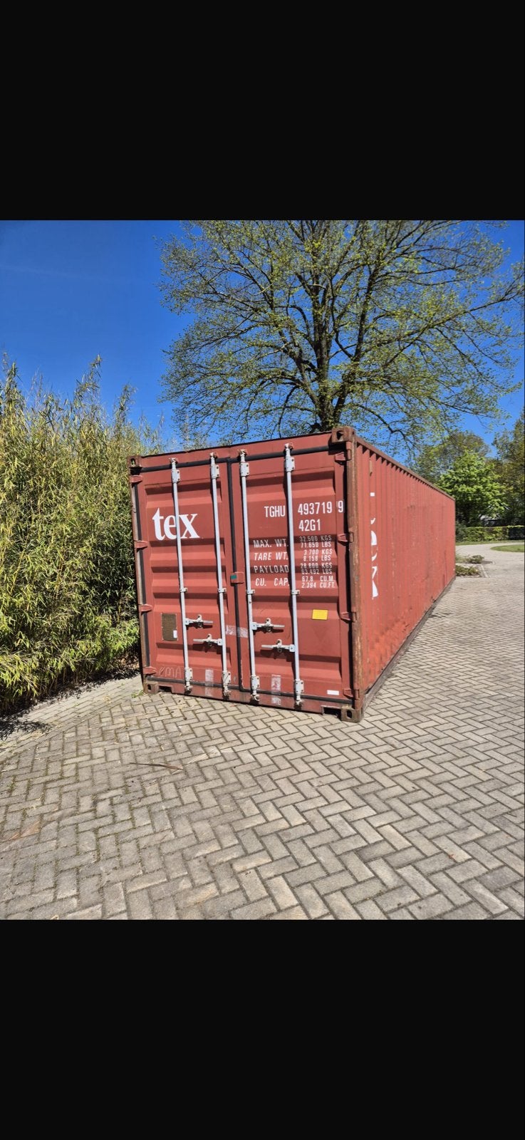 40FT Zeecontainer te koop - Opslag of Transport, Zakelijke goederen, Ophalen of Verzenden