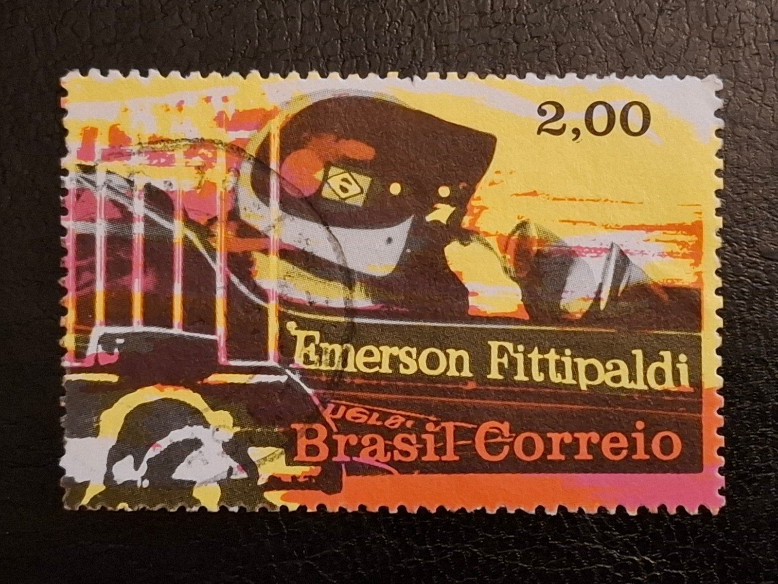 Brazilië 1972 Formule 1 Fittipaldi, Postzegels en Munten, Ophalen of Verzenden, Gestempeld, Zuid-Amerika