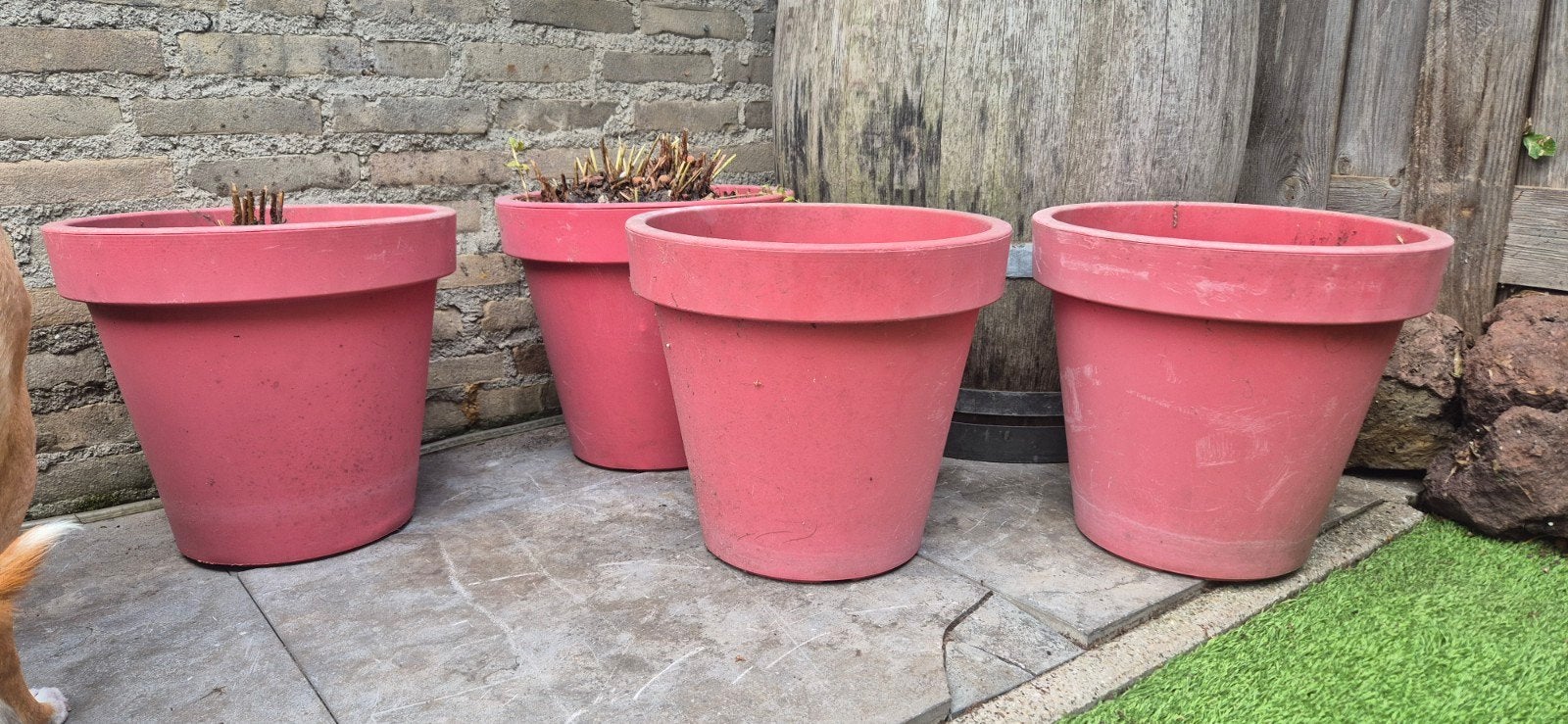 10€ leeg, Ophalen of Verzenden, Rond, Steen, Minder dan 30 cm