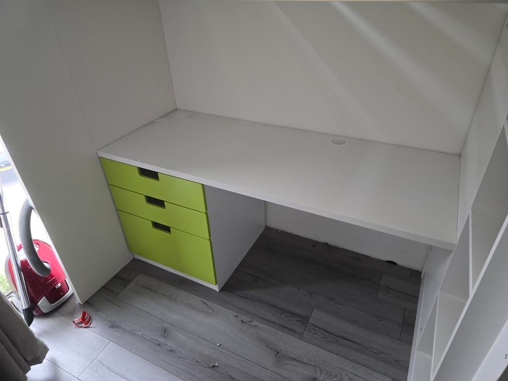 Ikea smastad hoogslaper, Gebruikt, Eenpersoons, Ophalen of Verzenden, 90 cm