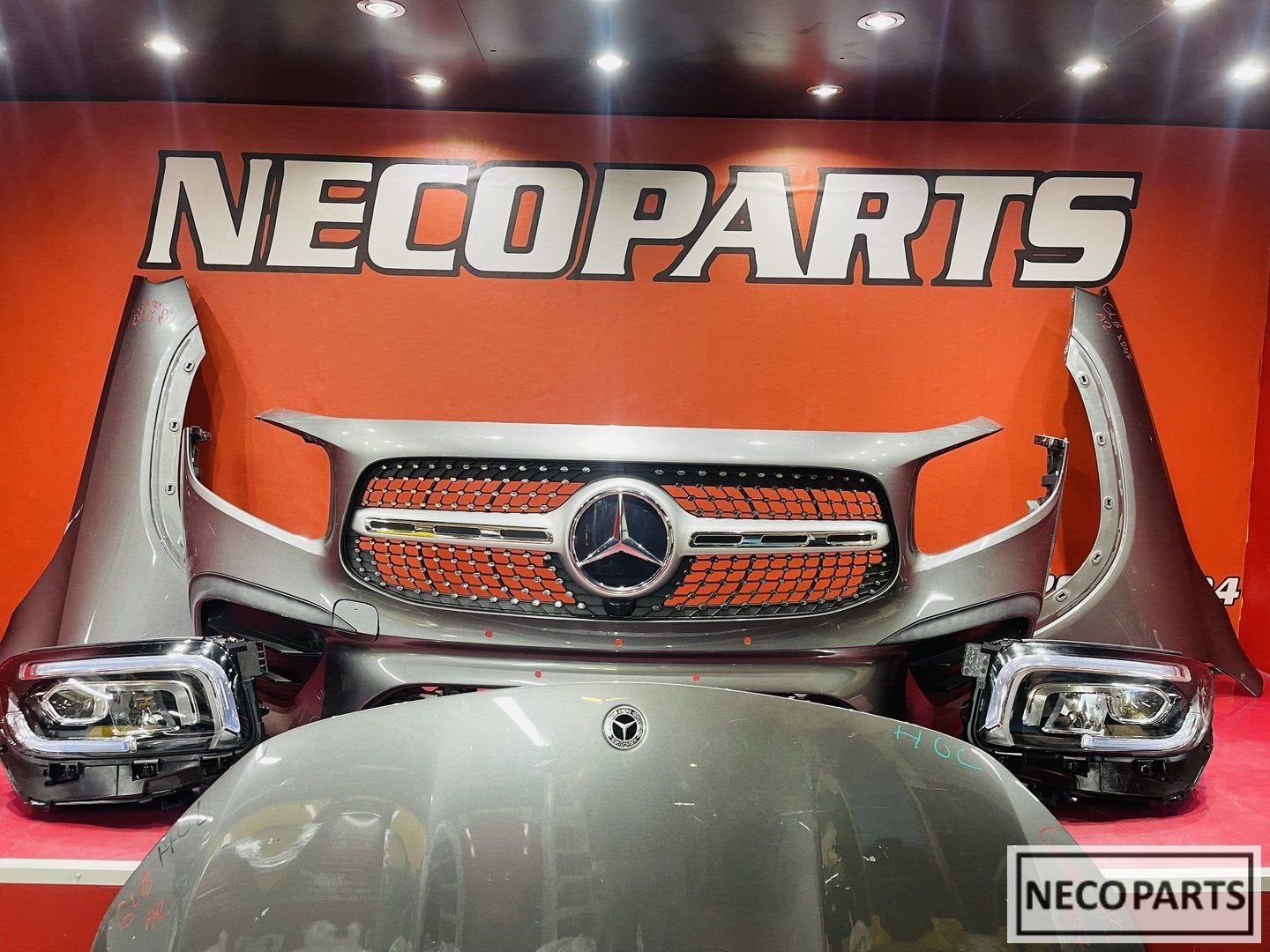 MERCEDES GLB X247 AMG 787 COMPLEET VOORKOP BUMPER KOPLAMP, Gebruikt, -, Ophalen of Verzenden, Bumper