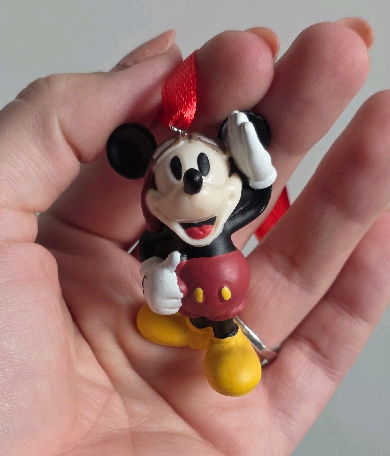 Disney Mickey Mouse kerst ornament hanger kerstbal, Ophalen of Verzenden, Mickey Mouse, Zo goed als nieuw