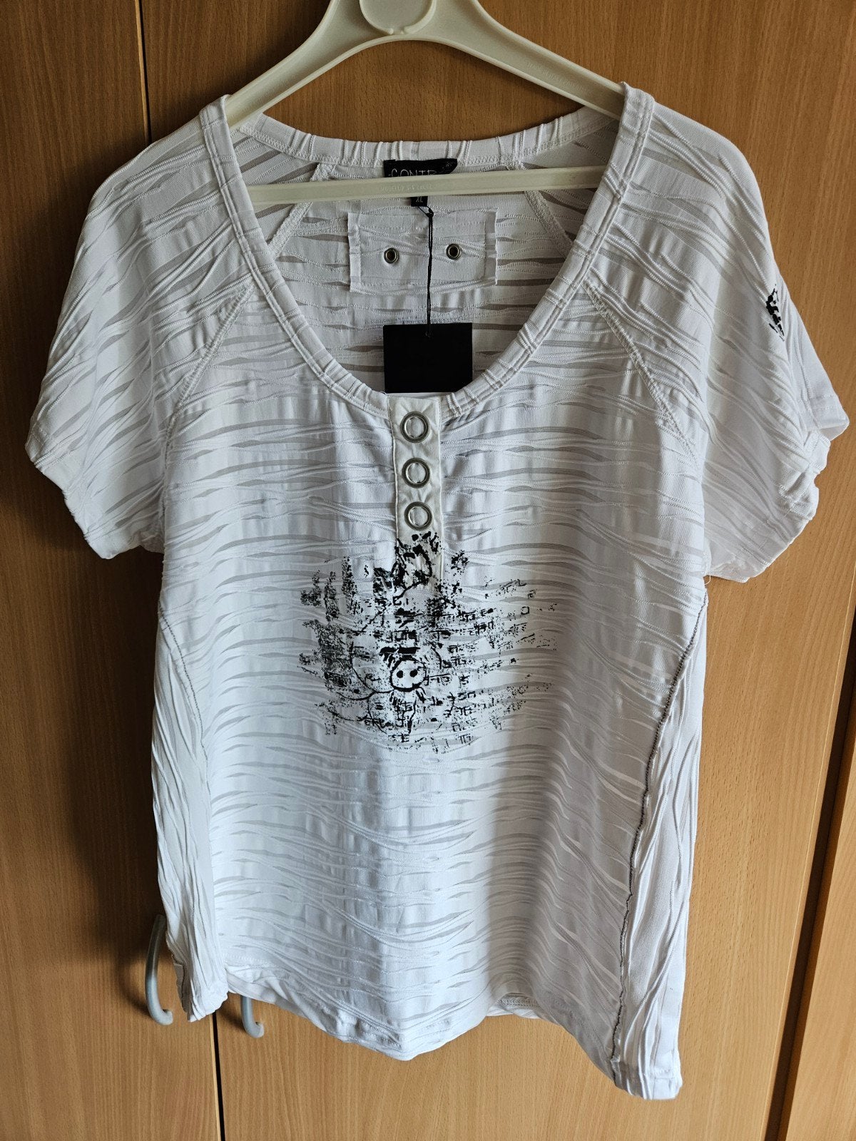 Dames T-shirt. Wit. XL. Nieuw., Kleding | Dames, Wit, Maat 46/48 (XL) of groter, Nieuw, Ophalen of Verzenden