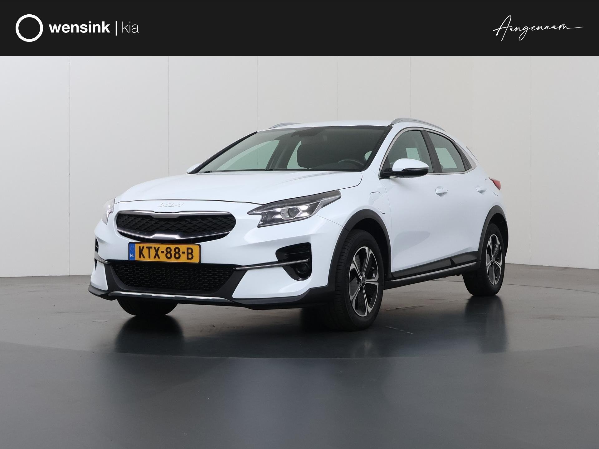 Kia XCeed 1.6 GDi PHEV DynamicLine | Stoel/Stuurverwarming |, XCeed, Gebruikt, Leder en Stof, Wit