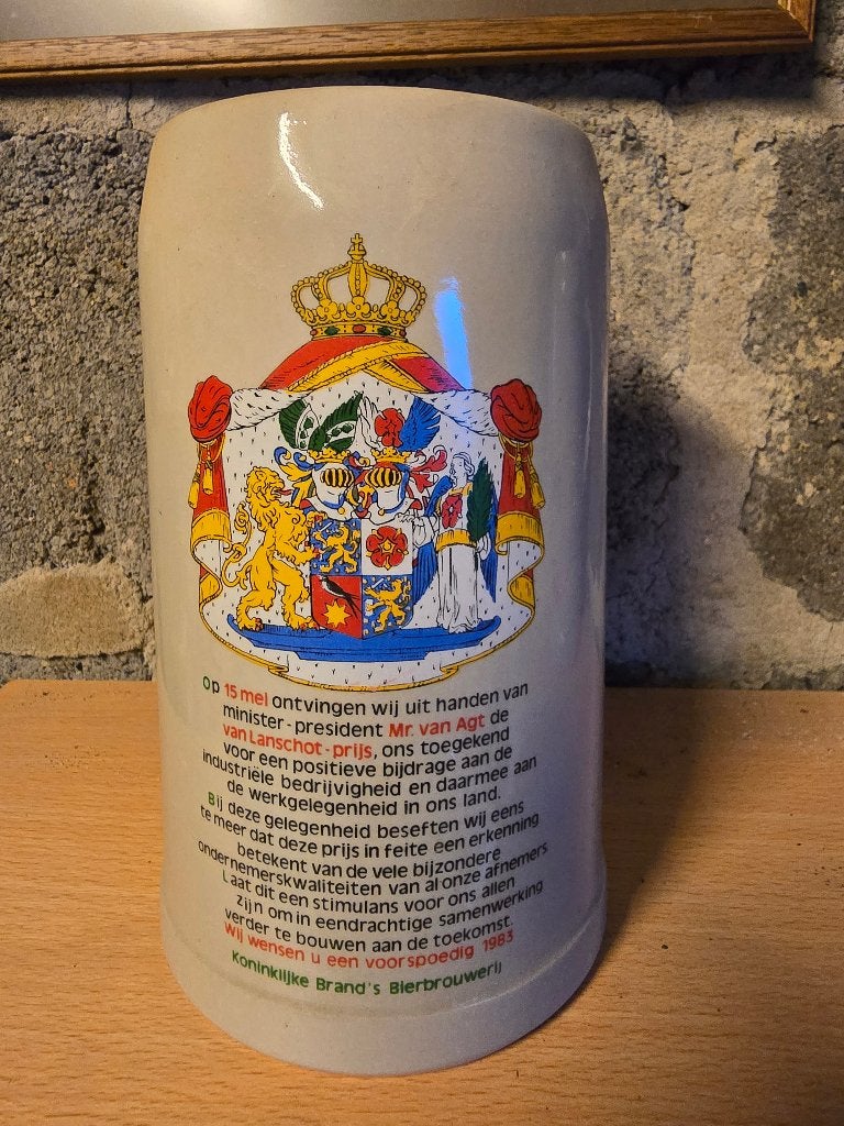 Brand bierpul  – Van Aanschot-prijs, Ophalen, Zo goed als nieuw, Pul(len), Brand