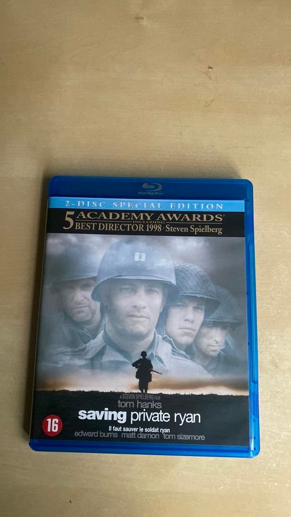 Saving Private Ryan Blu-ray, Ophalen of Verzenden, Zo goed als nieuw, Actie
