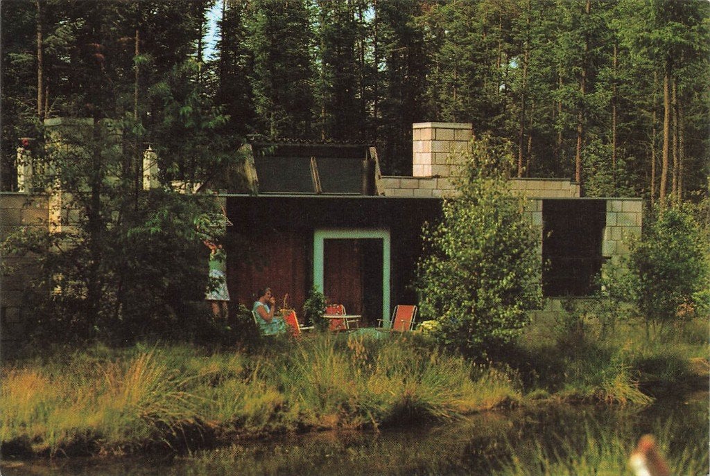 Sporthuis Centrum Bungalowpark Het Meerdal, America, Ophalen of Verzenden, 1980 tot heden, Gelopen, Limburg