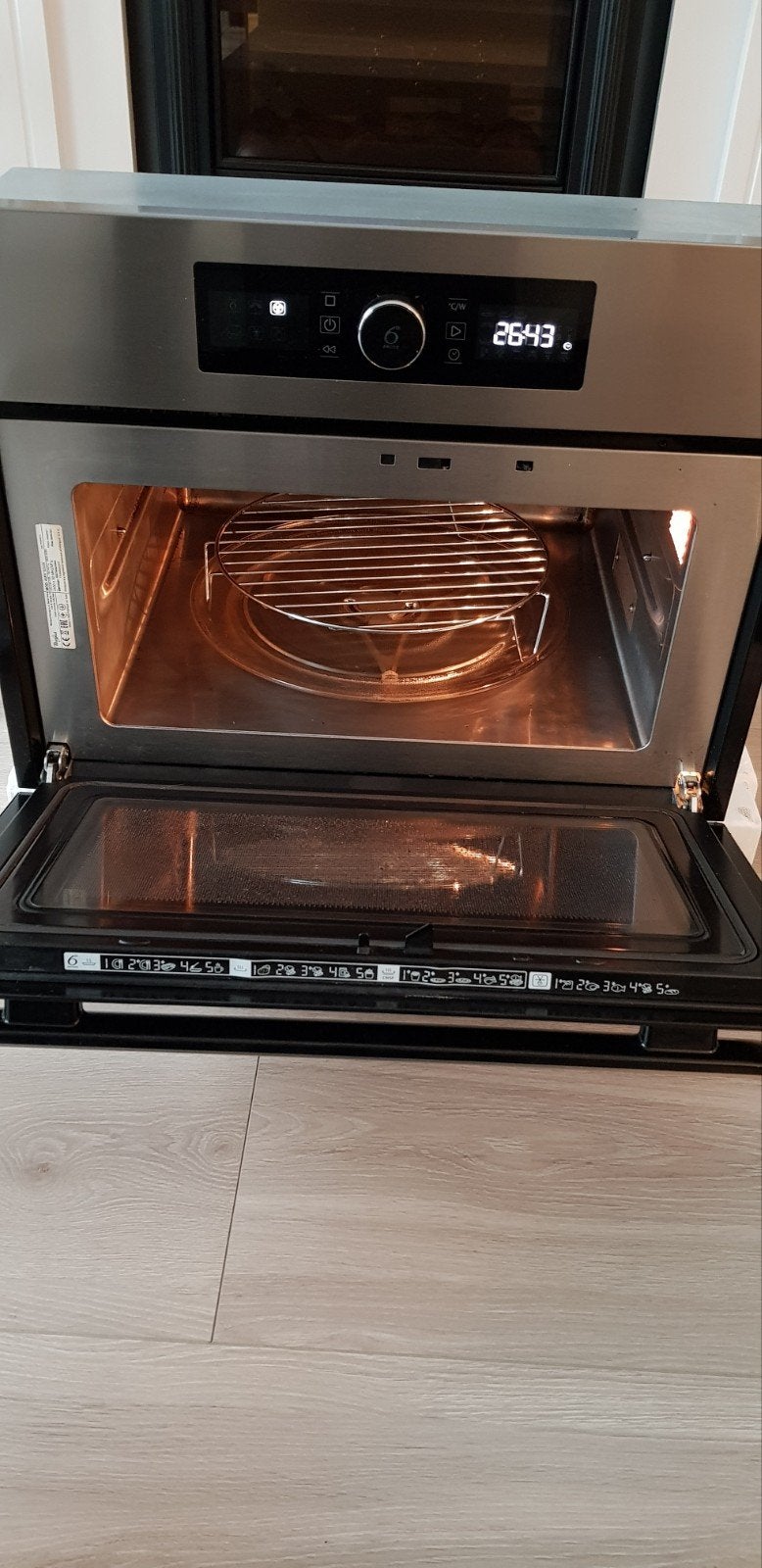Hele nette Whirpool combi oven magnetron, Ophalen, 45 tot 50 cm, Whirlpool, 60 cm of meer