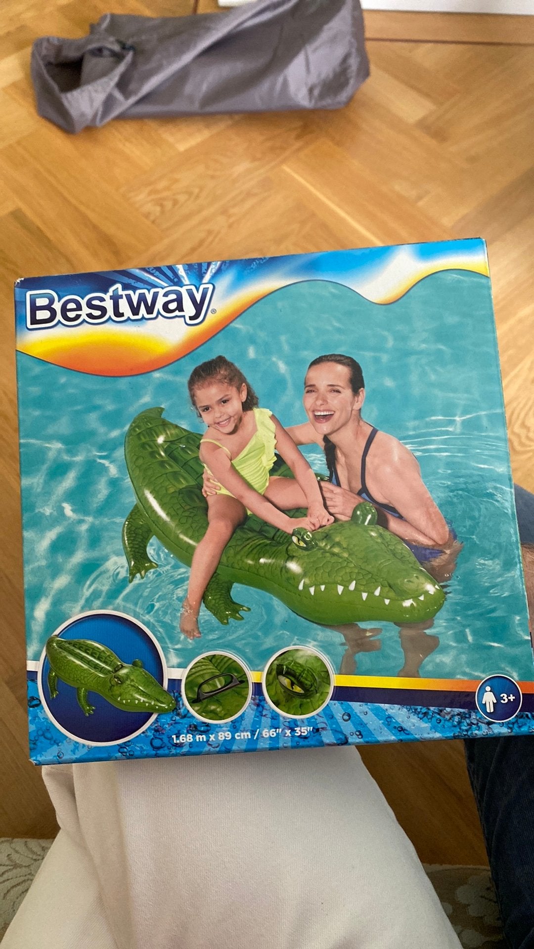 Bestway opblaas krokodil - Nieuw in verpakking!, Verzenden, Nieuw, Jongen of Meisje