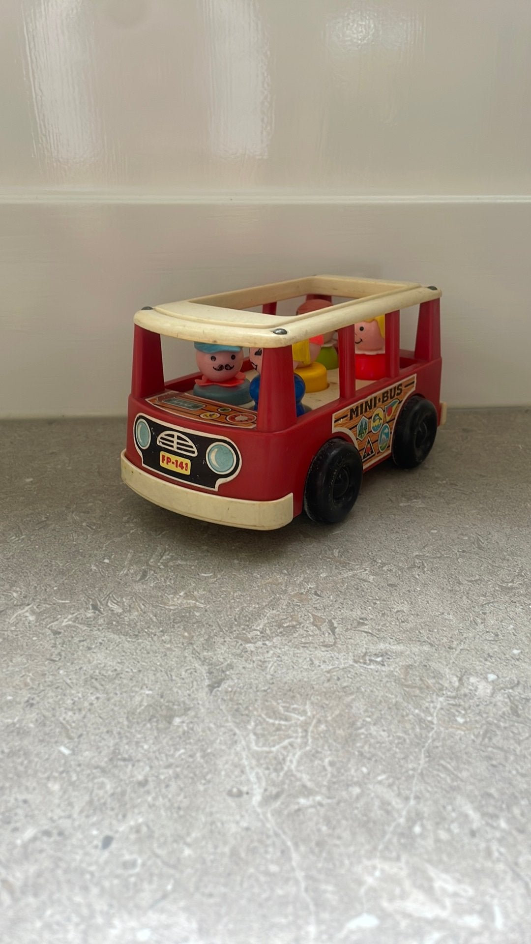 Fisher Price mini bus, Ophalen of Verzenden, Gebruikt, Auto of Voertuig