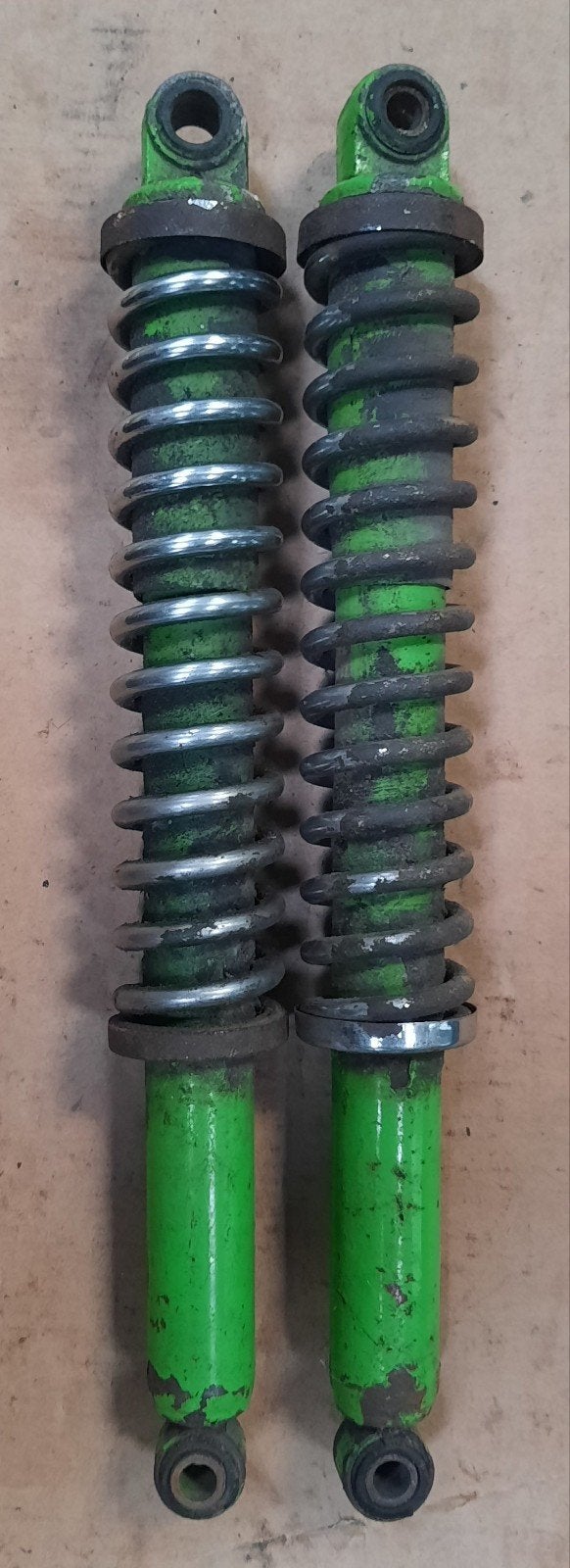 Groene achterveren 365mm Kreidler, Ophalen of Verzenden, Gebruikt, Overige typen
