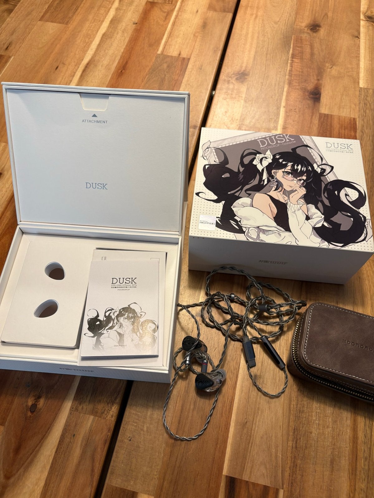Moondrop X Crinacle Dusk In-ear monitors (IEM), Audio, Tv en Foto, In-ear, Zo goed als nieuw, Draagtas/etui, Zwart