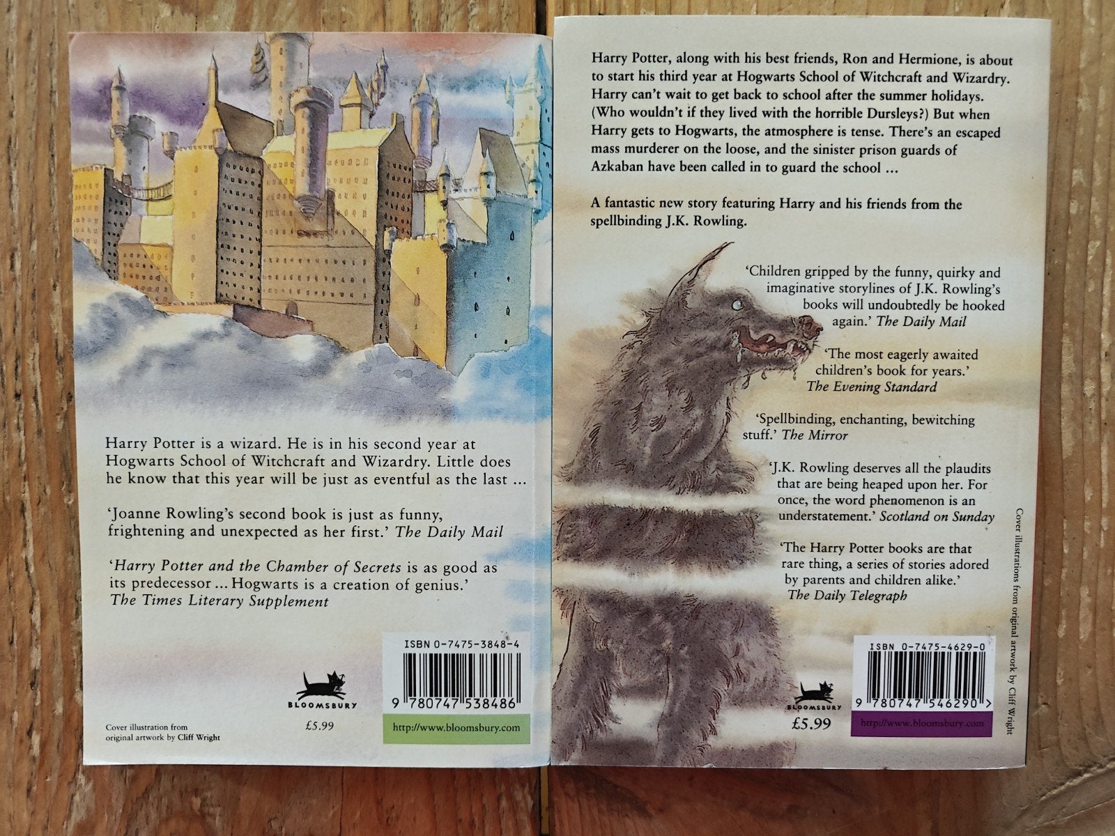 2  Engelse Harry Potter boeken., Ophalen of Verzenden, Zo goed als nieuw