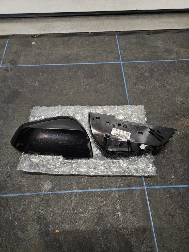 Bmw spiegelkappen F serie zwart, Auto-onderdelen, Spiegels, Ophalen of Verzenden, BMW
