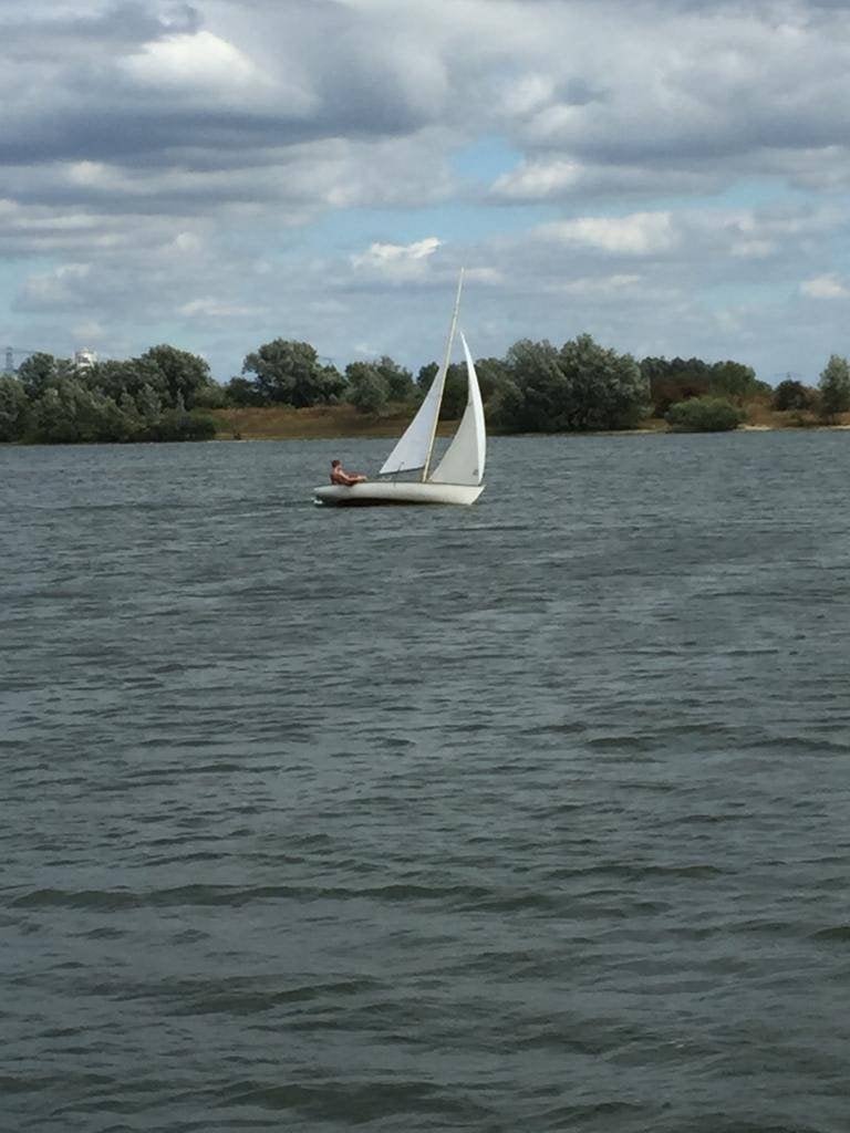 Sportieve open zeilboot op trailer gratis afhalen zsm, Ophalen, 80 cm, Zo goed als nieuw, 2 m