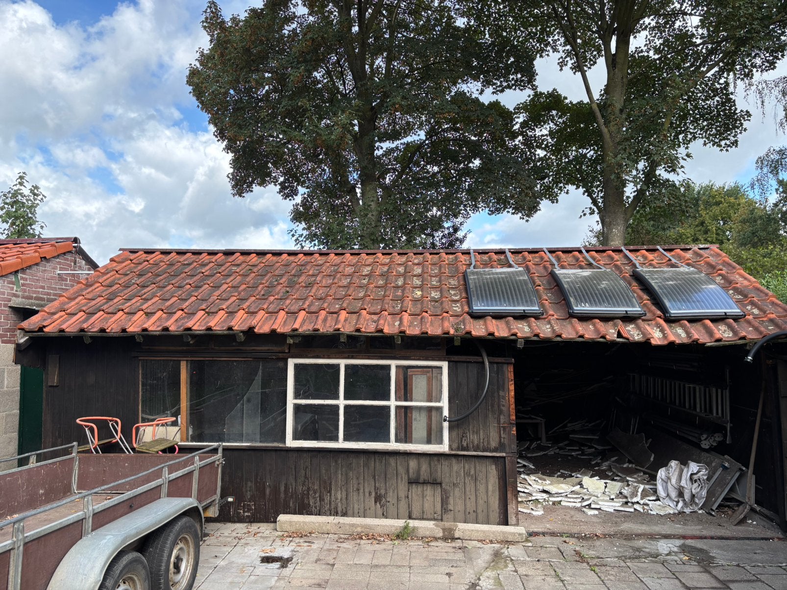 Oude dakpannen, Ophalen, Steen of Klei, Zo goed als nieuw, 15 m² of meer