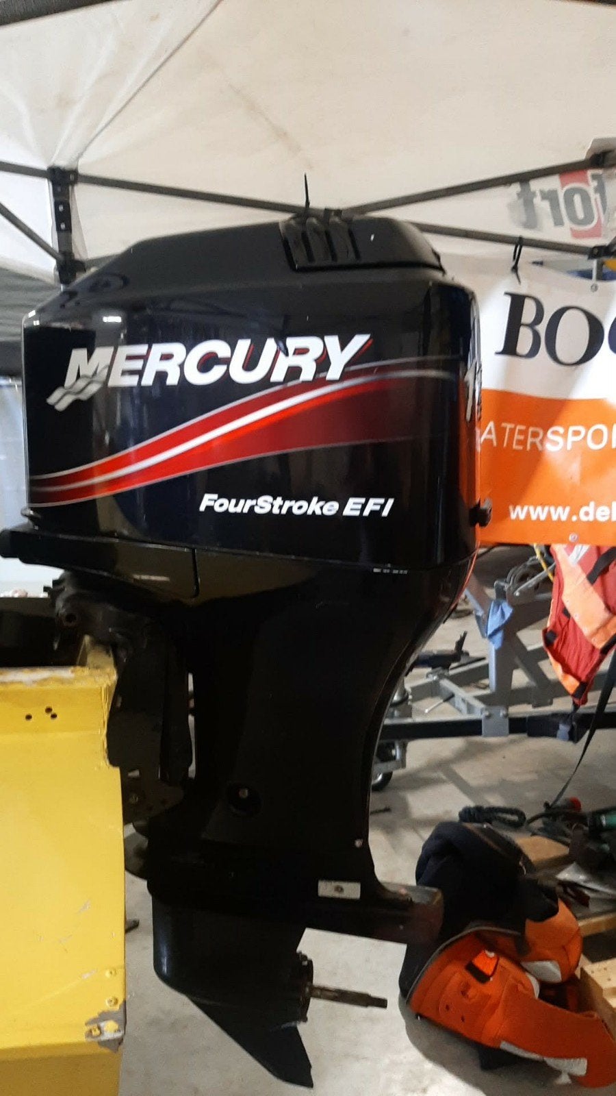 Mercury 115pk 4t buitenboordmotor, Gebruikt, Viertaktmotor, Ophalen of Verzenden, 30 pk of meer