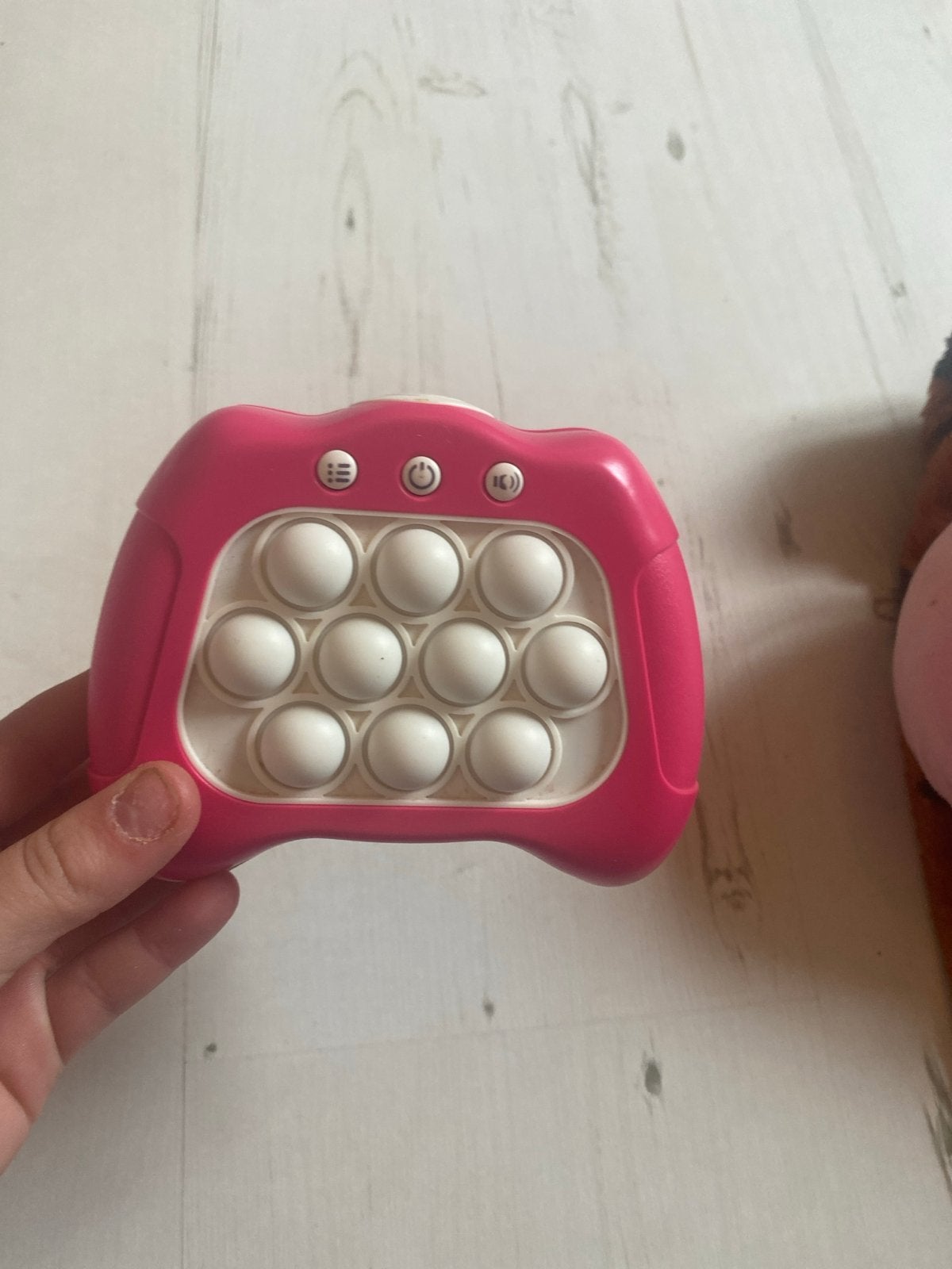 Roze elektrische pop it - stressvermindering speelgoed, Ophalen, Zo goed als nieuw, Jongen of Meisje