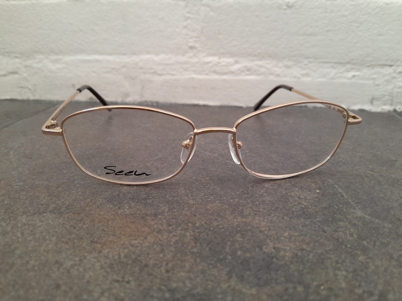 Montuur bril goud ~ gouden look ~ nieuw exemplaar, Ophalen of Verzenden, Nieuw, Bril, Overige merken