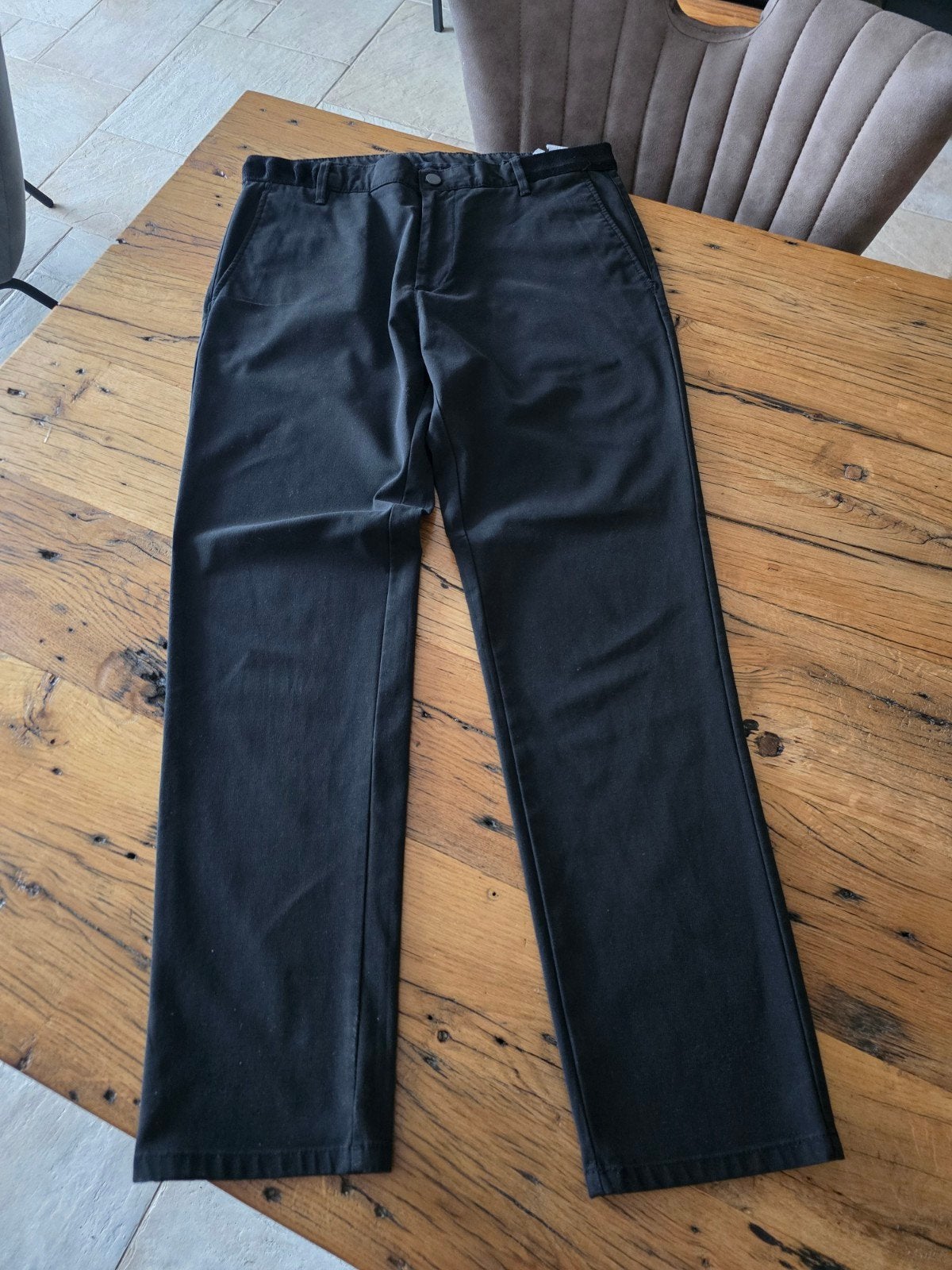 Te koop zwarte heren broek, merk Zara, maat M., Kleding | Heren, Broeken en Pantalons, Maat 48/50 (M), Zwart, Ophalen of Verzenden