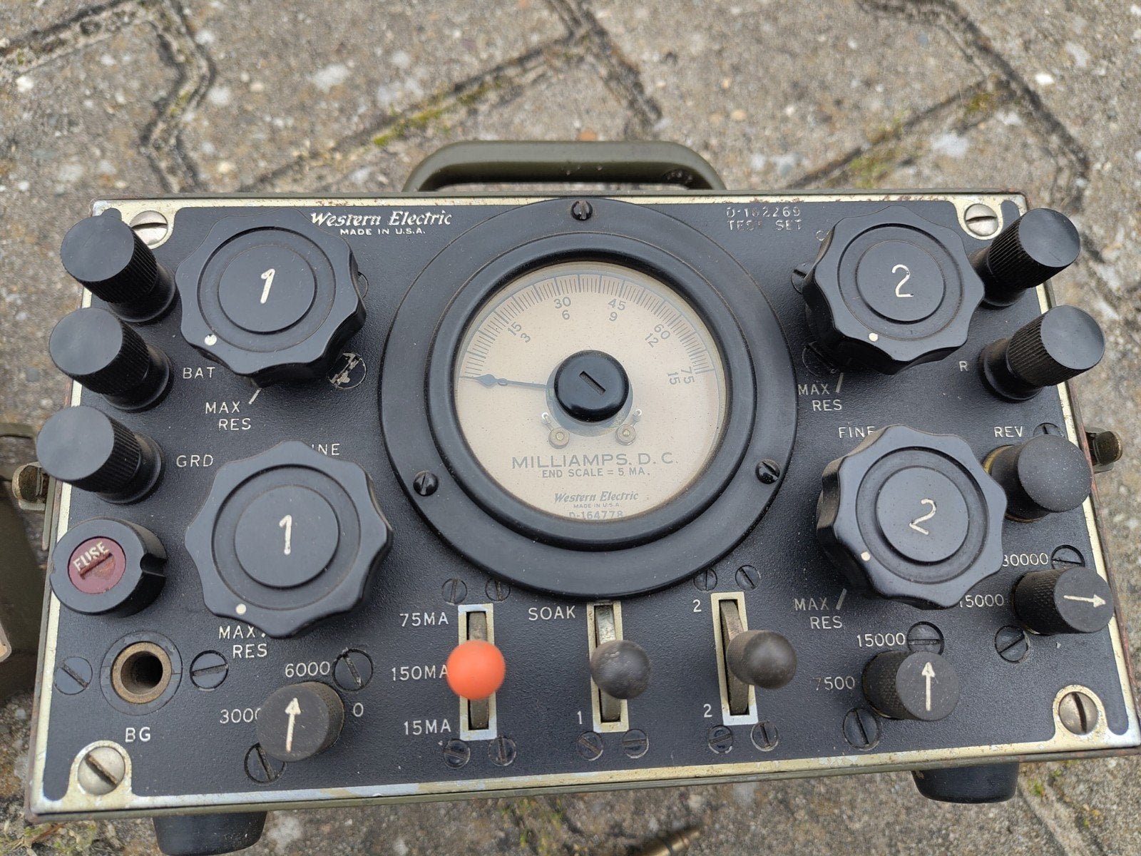 Telex current flow test set, tbv TG-7 etc, Ophalen of Verzenden, Nederland, Embleem of Badge