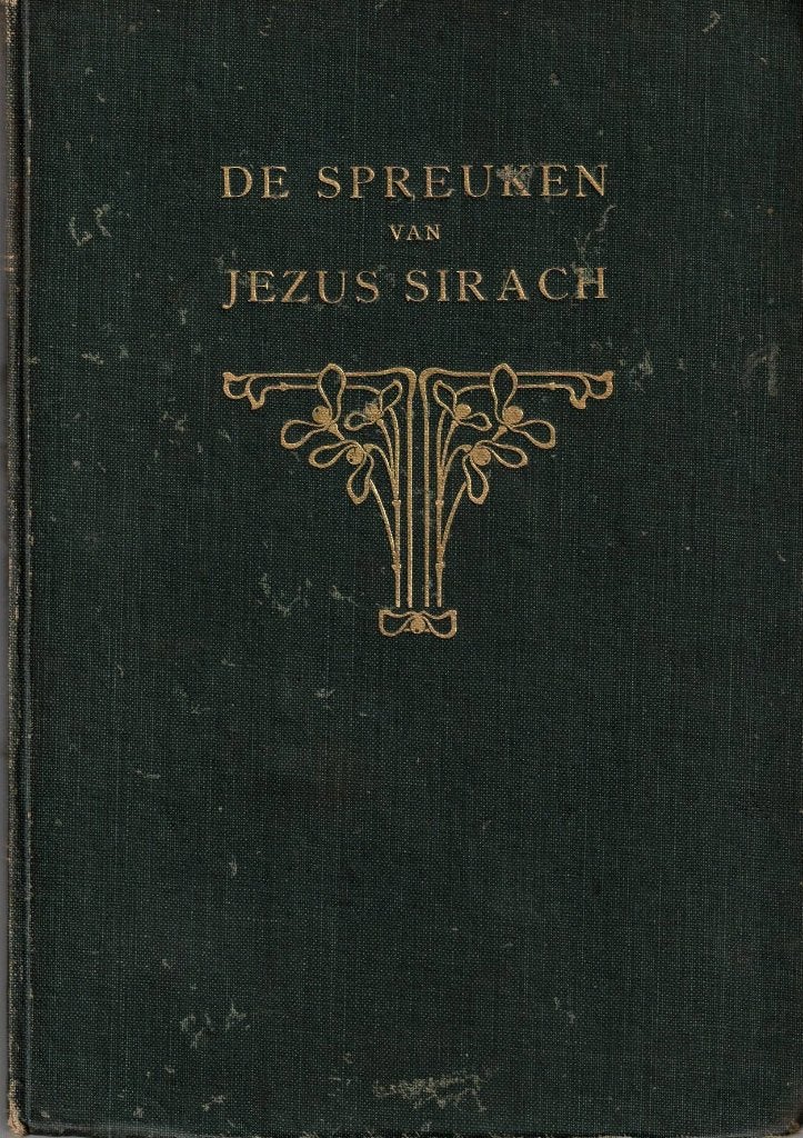 De Spreuken van Jezus Sirach uit het Hebreeuws vertaald, Ophalen of Verzenden, Gelezen, Christendom | Katholiek