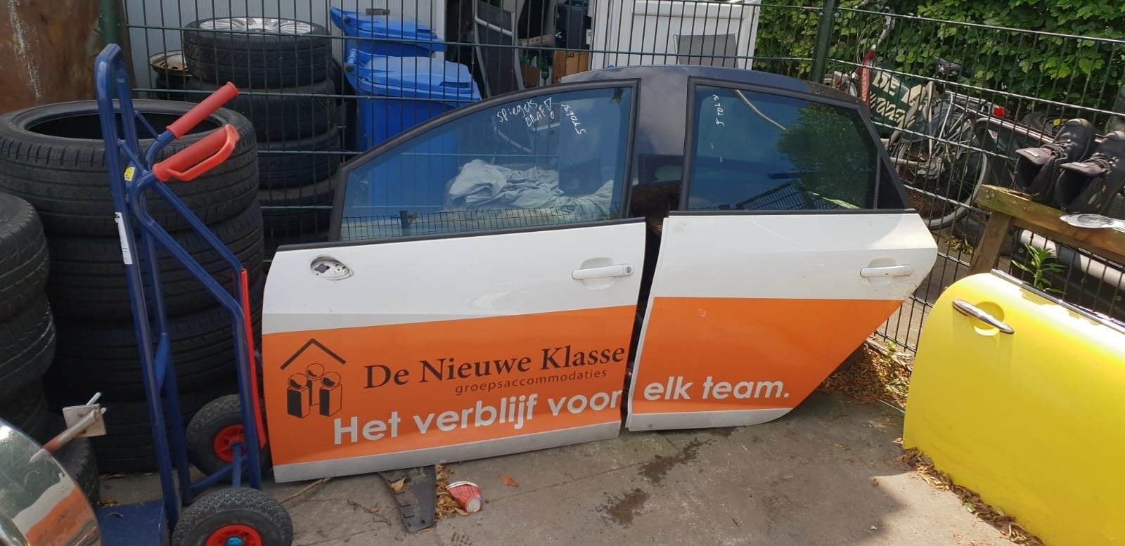 SEAT IBIZA STATION PORTIEREN LV+LA  BJ 2009, Auto-onderdelen, Gebruikt, -, Deur, -