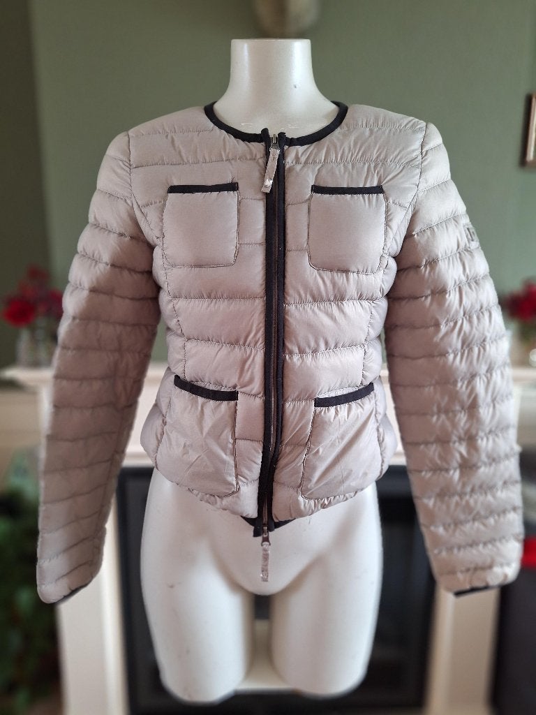 TwinSet Simona Barbieri winter jas tussen jack S 36, Kleding | Dames, Jassen | Winter, Twinset, Verzenden, Beige, Maat 36 (S)