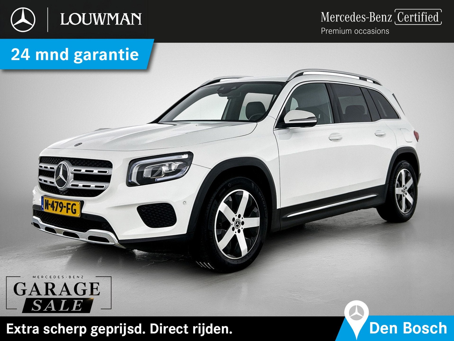 Mercedes-Benz GLB 200 Advantage | Sfeerverlichting | LED | A, 12 maanden, 4 cilinders, Leder en Stof, Origineel Nederlands