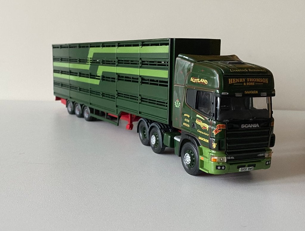 Corgi - Scania 164 L - 580 Henry Thomson & Sons Sauchen, Ophalen of Verzenden, Zo goed als nieuw, Bus of Vrachtwagen, Corgi