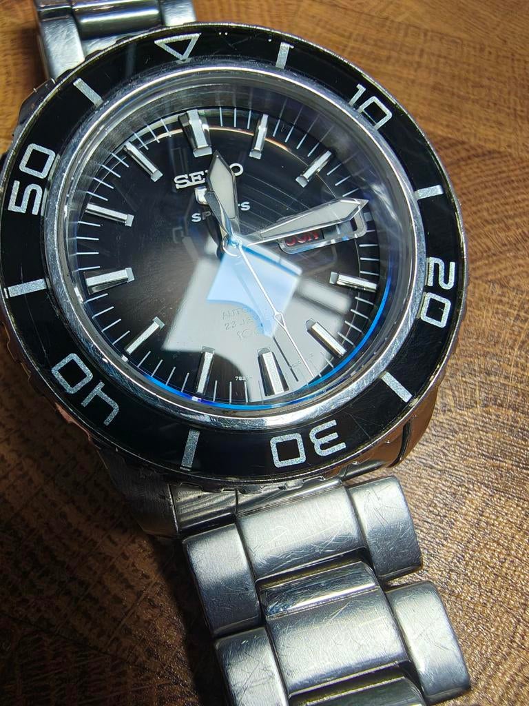 Seiko SNZH59K1 automaat, Gebruikt, Staal, Polshorloge, Ophalen of Verzenden