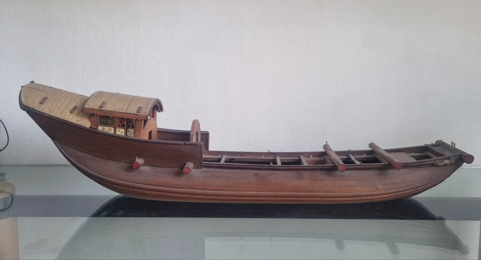 Model Jonk - Handgemaakt Houten Schip, Ophalen of Verzenden