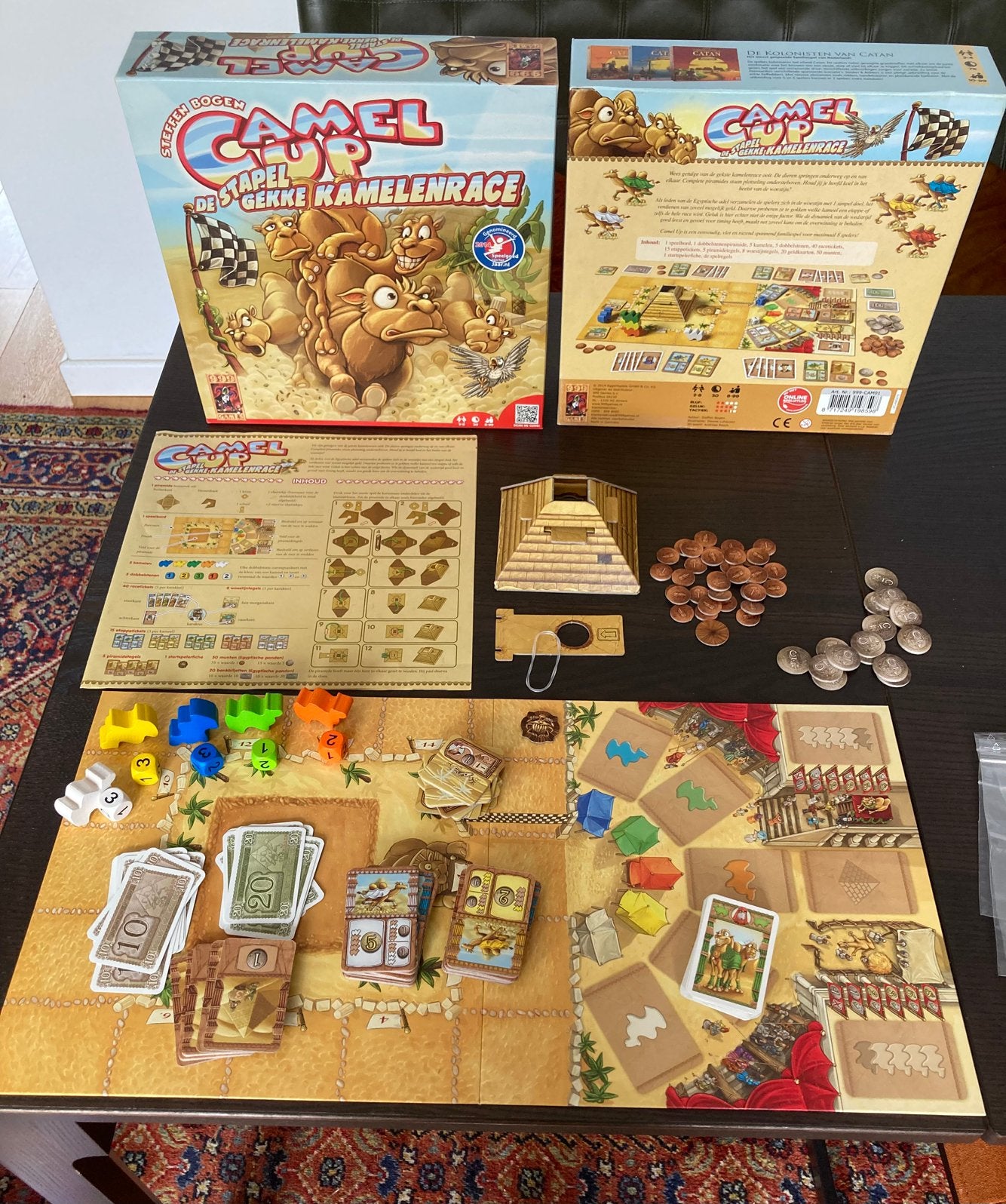 Camel Up De Stapelgekke Kamelenrace van 999 games, Ophalen of Verzenden, Gebruikt