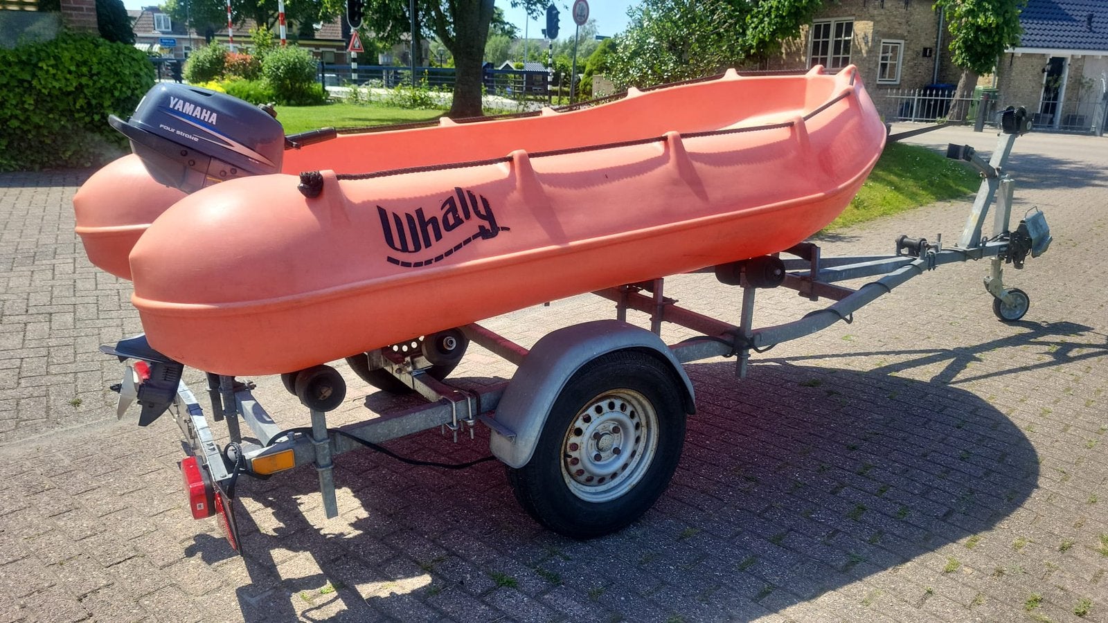 Whaly 310 Yamaha 4 pk 4-takt + trailer, Watersport en Boten, Ophalen, Overige materialen, Consoleboot, Gebruikt
