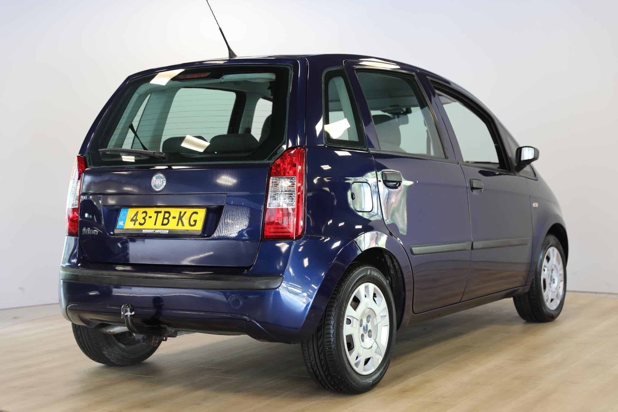 Fiat Idea 1.4-8V Actual Plus | Airco | Trekhaak | NL Auto, Voorwielaandrijving, Elektrische ramen, Stof, Gebruikt
