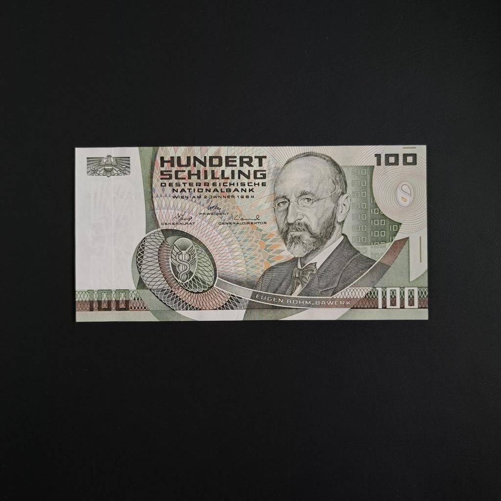 100 shilling Oostenrijk #062, Postzegels en Munten, Bankbiljetten | Europa | Niet-Eurobiljetten, Verzenden, Oostenrijk, Los biljet
