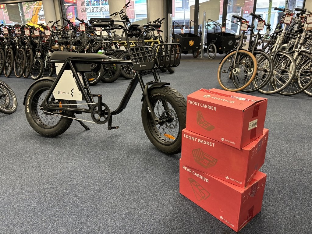 Fietshokje Raaks: Raaks Model X Elektrische fatbike NIEUW