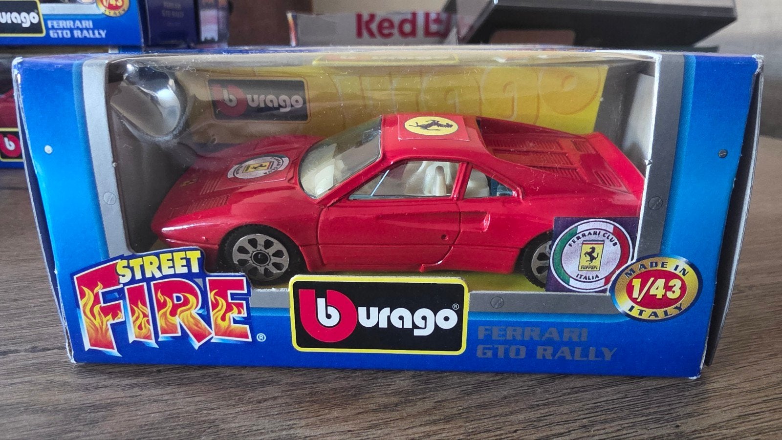 Zeldzame Bburago Ferrari GTO 1:43 Ferrari Club Italië, Ophalen of Verzenden, Nieuw, Auto, Overige merken