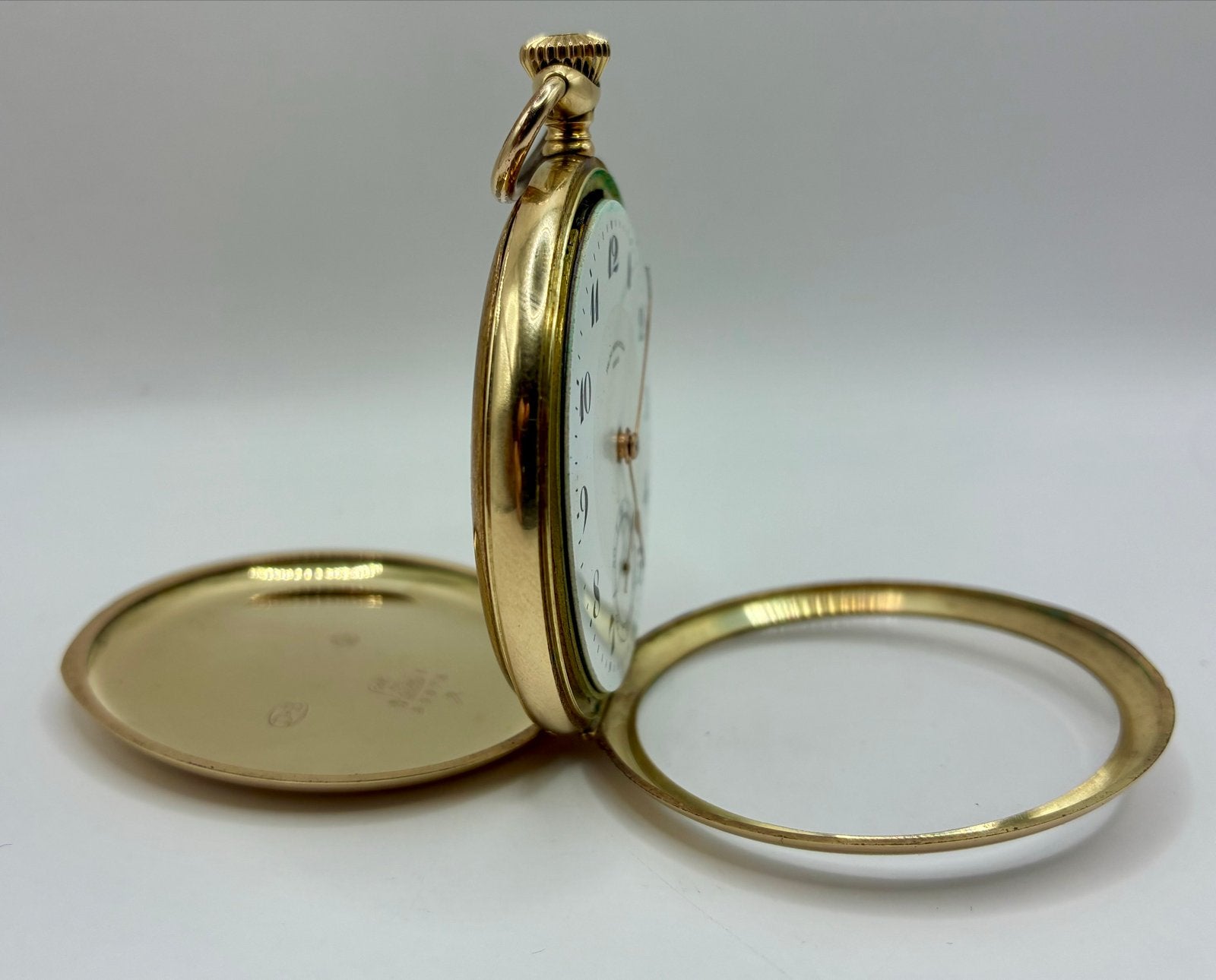 14kt Gouden Zakhorloge - Philippe Du Bois & Fils, Overige merken, Zakhorloge, 1900 tot 1930, Ophalen of Verzenden