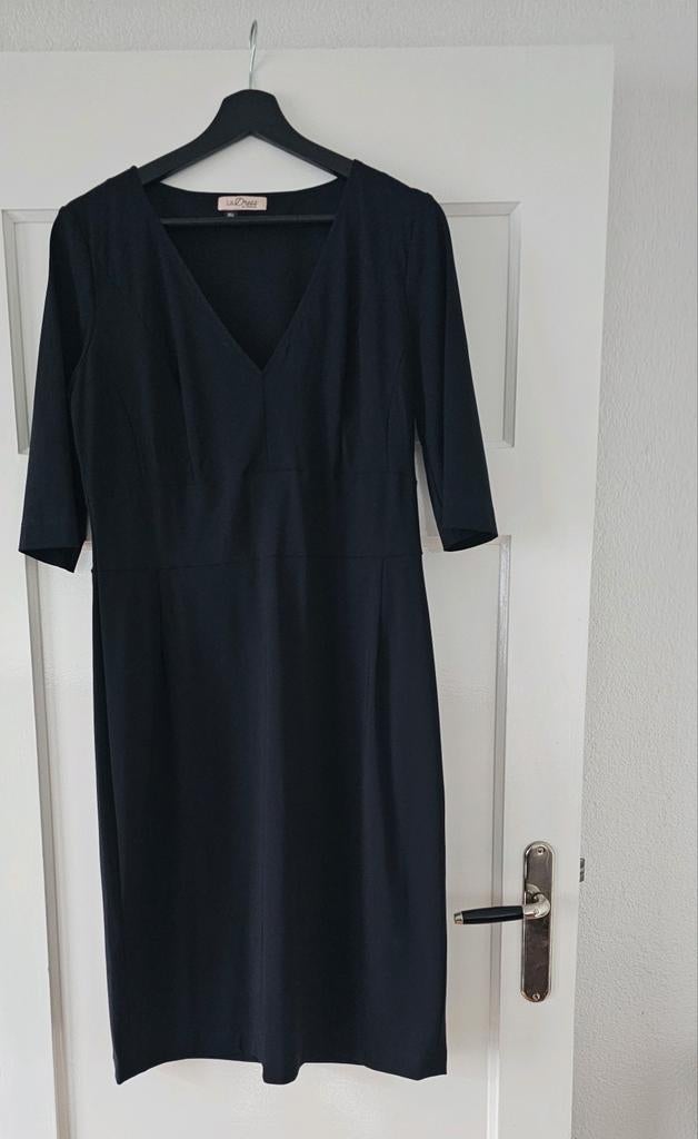 Zwarte jurk van LaDress by Simone maat L, Zwart, Maat 42/44 (L), Ophalen of Verzenden, Zo goed als nieuw