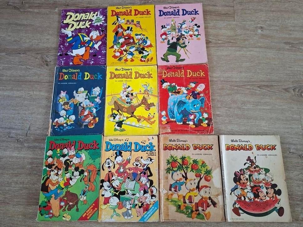 Donald Duck en andere verhalen - Oude boekjes, Meerdere stripboeken, Ophalen of Verzenden, Gelezen
