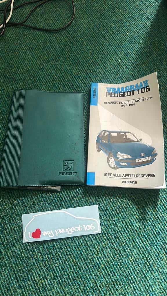 Peugeot 106 instructie boekjes 106 vraagbaak, Ophalen of Verzenden