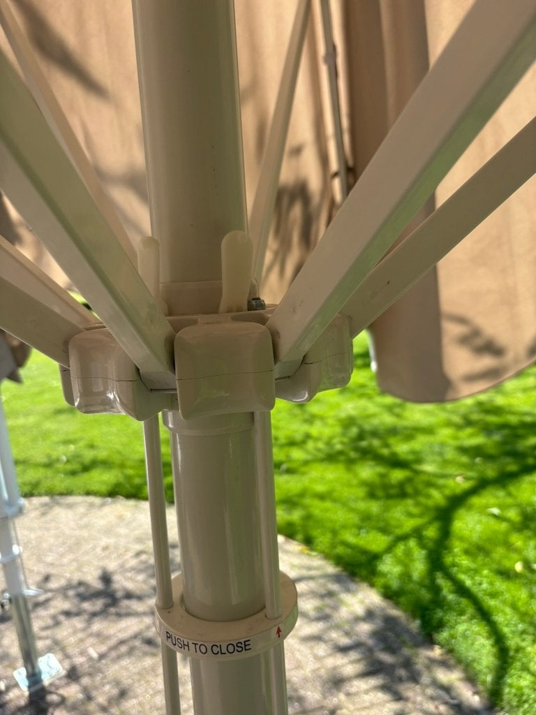 Horeca parasol 3x3 – Nieuw in doos - diameter 4,24, Tuin en Terras, Ophalen, Nieuw, Zweefparasol, Waterdicht