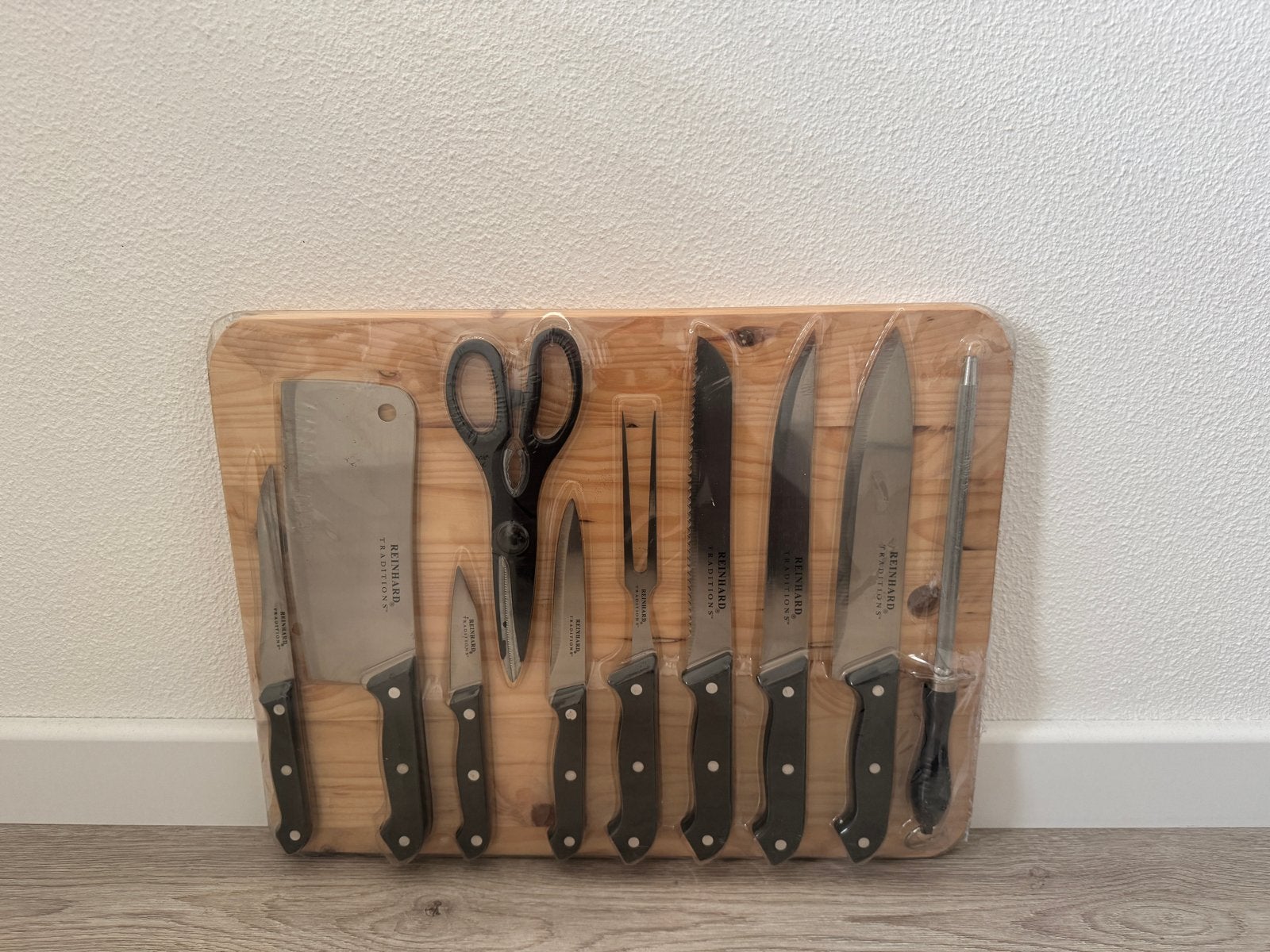 Reinhard Traditions Messenset - Nieuw in verpakking, Overige typen, Hout, Nieuw, Ophalen of Verzenden