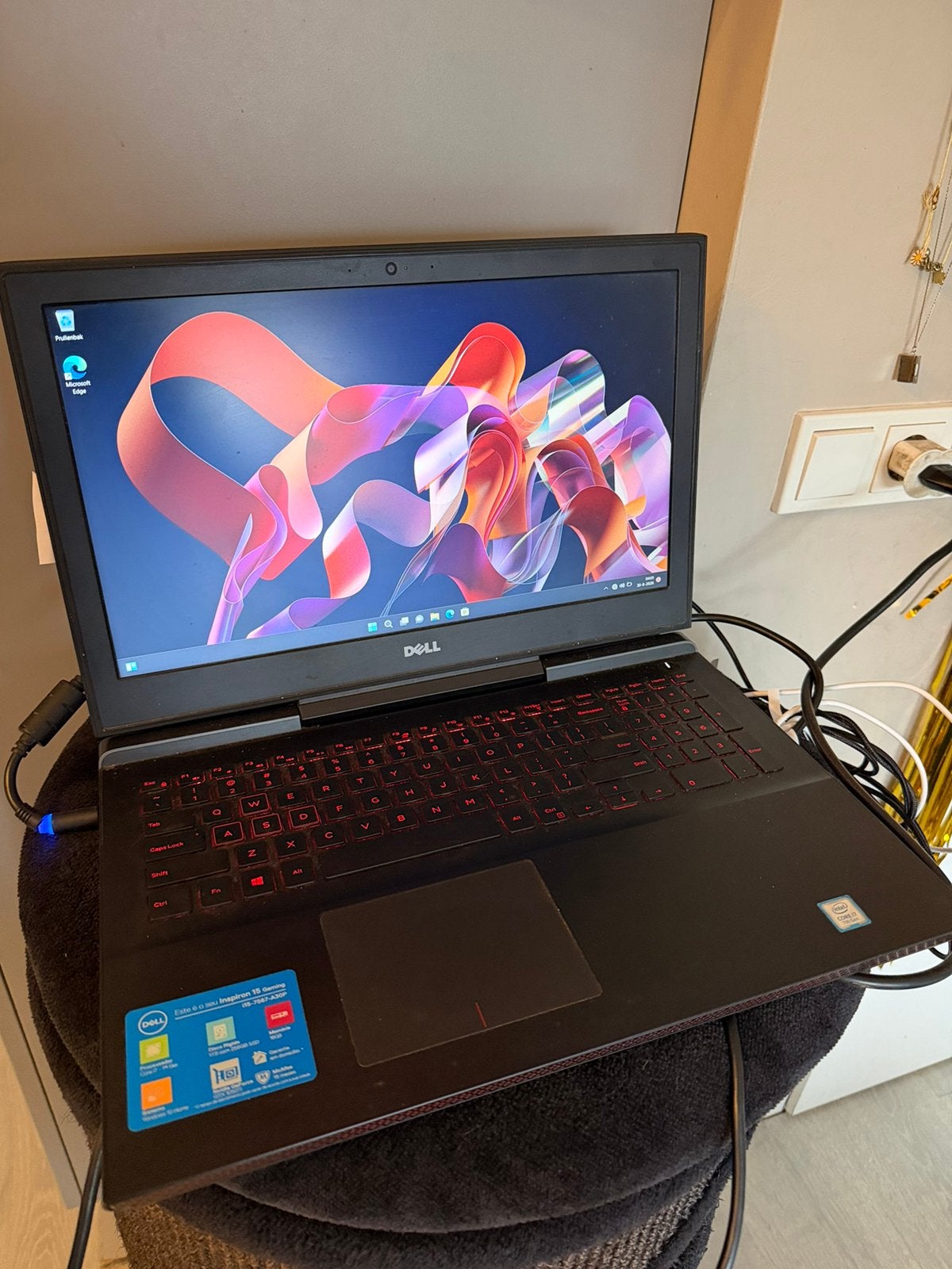 Dell gaming laptop| i7/GTX1050TI. 16GB. 1.2TB, Met videokaart, Ophalen of Verzenden, Zo goed als nieuw, Gaming