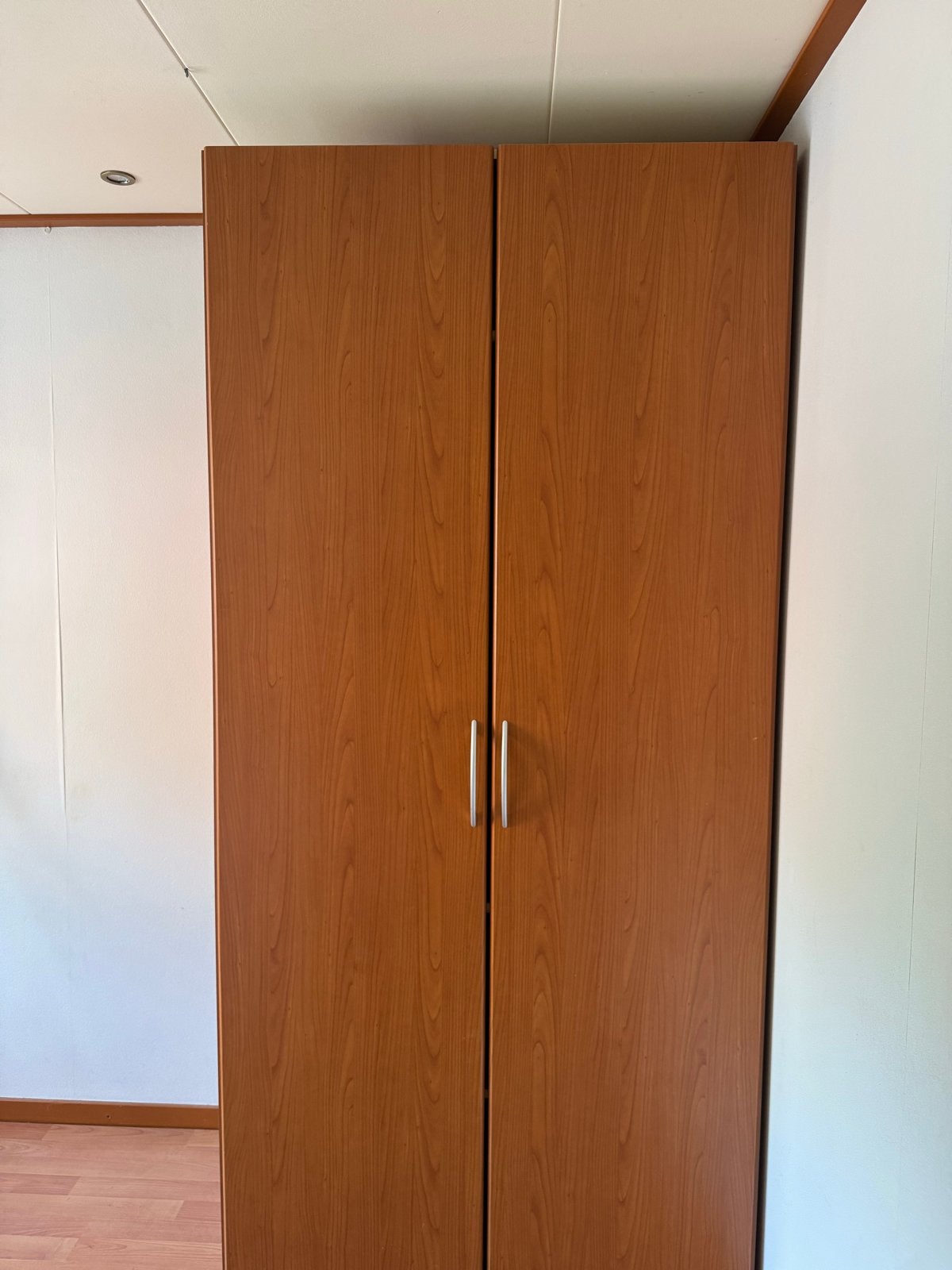 Kledingkast met planken en hangruimte, Ophalen, Met deur(en), 200 cm of meer, 50 tot 100 cm
