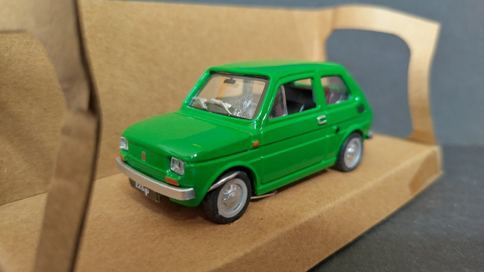 Fiat 126 P Polski 1:43 motoryzacja Collection Polen Pol, Overige merken, Auto, Verzenden, .