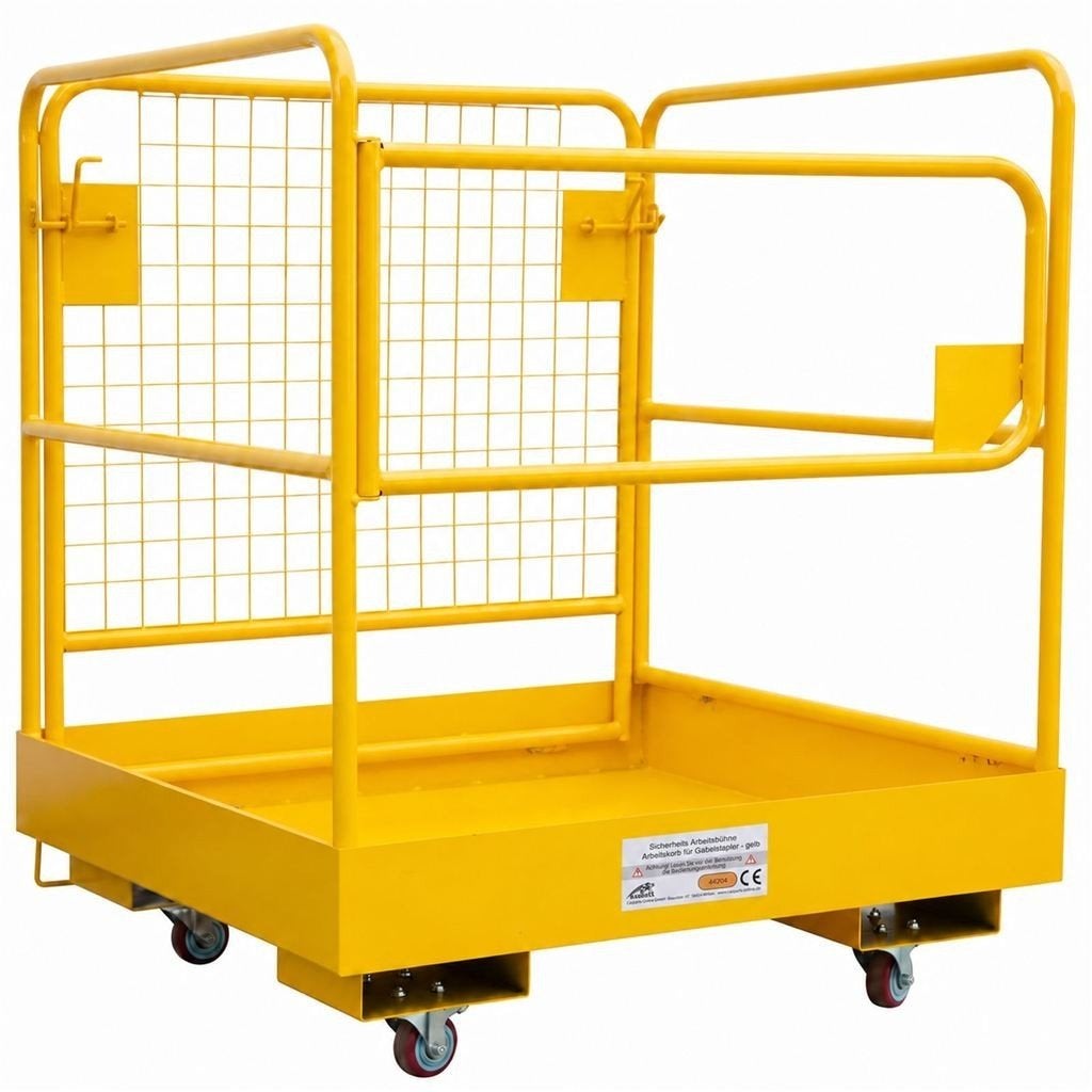 Veiligheidswerkkooi Heftruck | Werkbak Geel 540 kg, Verzenden, Automotive Parts, A.parts@hotmail.nl, Trasmolenlaan 12 3447 GZ Woerden