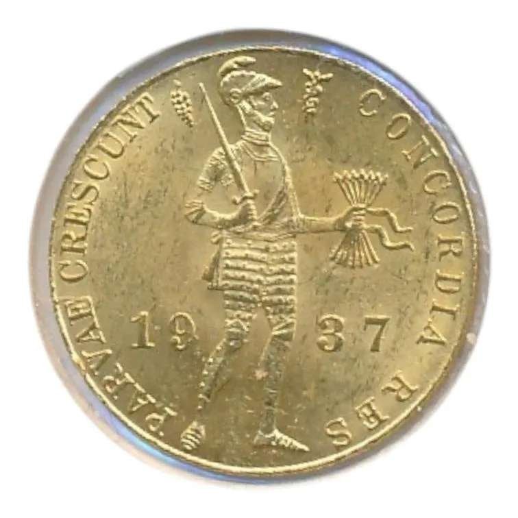 Nederland Gouden Dukaat 1937 Wilhelmina, Ophalen of Verzenden, Goud